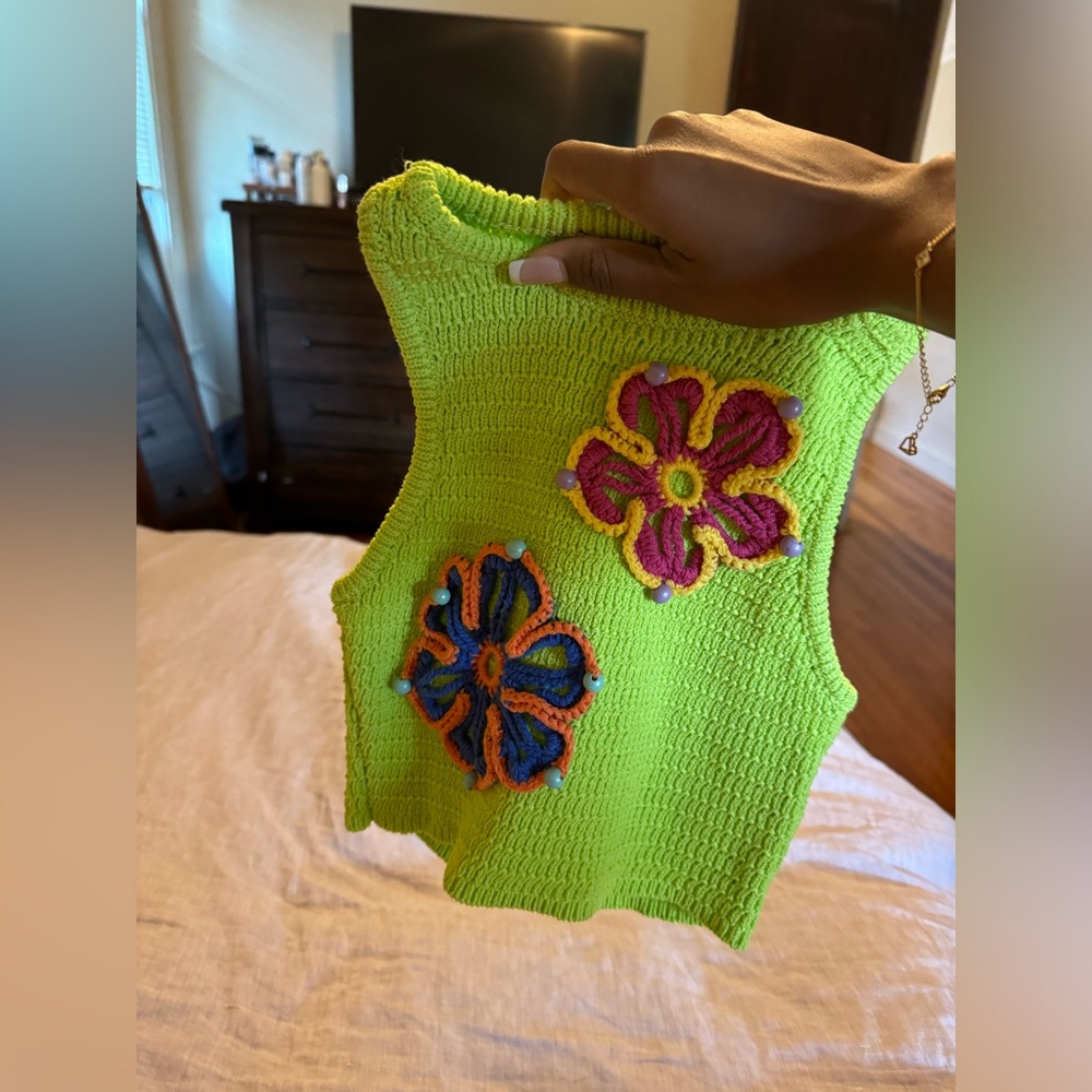 Crochet crop top